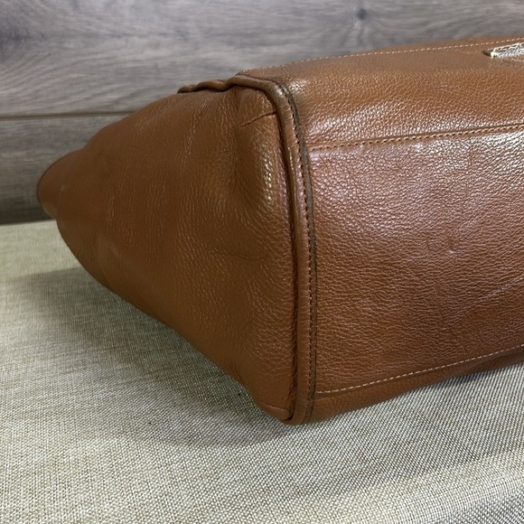 Coach F29898 Brown Leather Park Carrie Tote - Picture 8 of 11